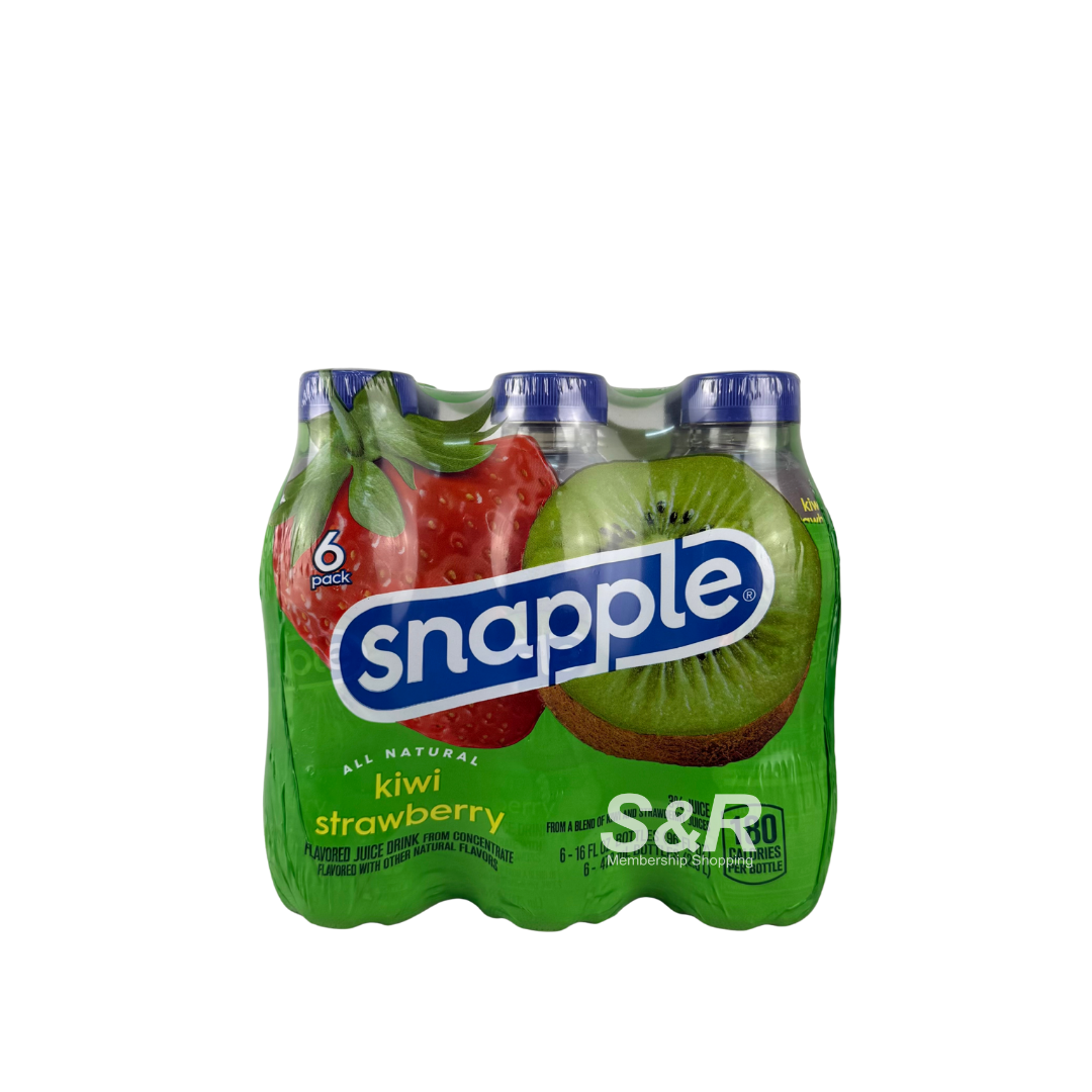 Snapple Kiwi Strawberry 6 pieces